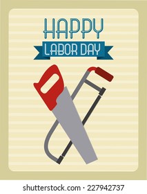 labor day graphic design , vector illustration