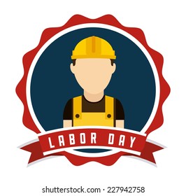 labor day graphic design , vector illustration