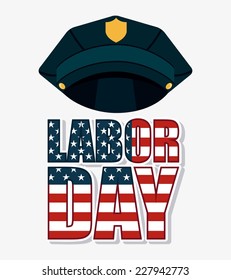 labor day graphic design , vector illustration