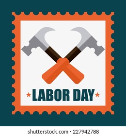 labor day graphic design , vector illustration