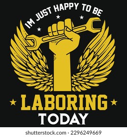Labor day graphics tshirt design vector design 