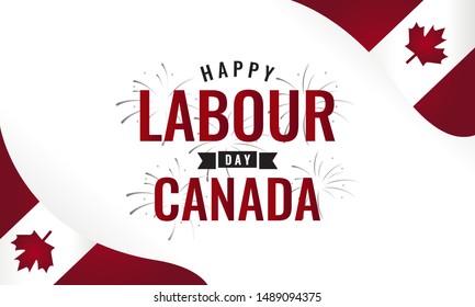 Labor day greeting card or background. vector illustration.