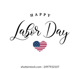 Labor day greeting card or background. vector illustration.