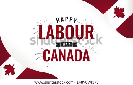 Labor day greeting card or background. vector illustration.