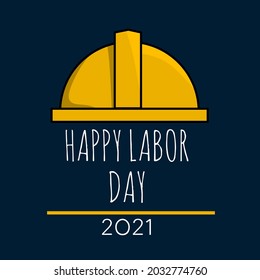 labor day greeting card for social media or poster