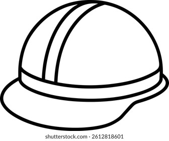 labor day hard hat line art
