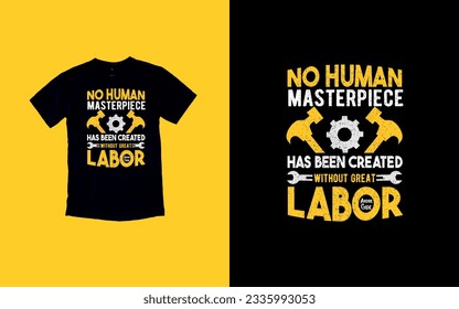 Labor Day Heroes, Honoring Hard Work, T-shirt Design