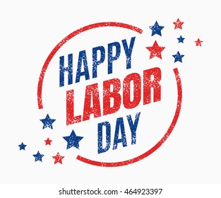 Labor day, Holiday in United States celebrated on first monday in September, vector illustration