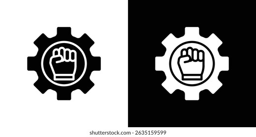 Labor day icon concept, vector illustration
