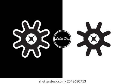 Labor Day Icon Design Professional Minimalist and Stylish for Celebrating Workers Contributions Perfect for Digital and Print Use Labor Themed Logos Websites Banners Posters and Social Media Graphics.
