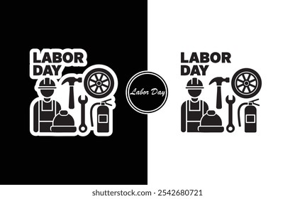 Labor Day Icon Design Professional Minimalist and Stylish for Celebrating Workers Contributions Perfect for Digital and Print Use Labor Themed Logos Websites Banners Posters and Social Media Graphics.