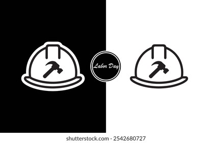 Labor Day Icon Design Professional Minimalist and Stylish for Celebrating Workers Contributions Perfect for Digital and Print Use Labor Themed Logos Websites Banners Posters and Social Media Graphics.