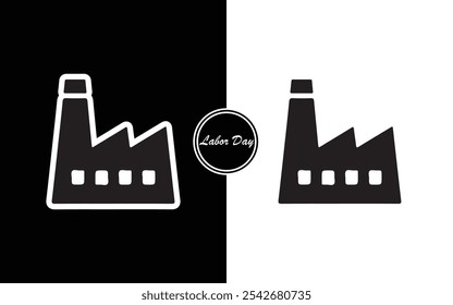 Labor Day Icon Design Professional Minimalist and Stylish for Celebrating Workers Contributions Perfect for Digital and Print Use Labor Themed Logos Websites Banners Posters and Social Media Graphics.