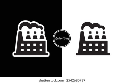 Labor Day Icon Design Professional Minimalist and Stylish for Celebrating Workers Contributions Perfect for Digital and Print Use Labor Themed Logos Websites Banners Posters and Social Media Graphics.