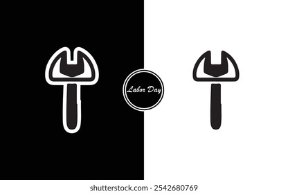 Labor Day Icon Design Professional Minimalist and Stylish for Celebrating Workers Contributions Perfect for Digital and Print Use Labor Themed Logos Websites Banners Posters and Social Media Graphics.