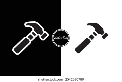 Labor Day Icon Design Professional Minimalist and Stylish for Celebrating Workers Contributions Perfect for Digital and Print Use Labor Themed Logos Websites Banners Posters and Social Media Graphics.