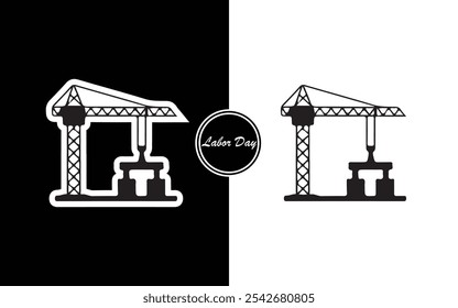 Labor Day Icon Design Professional Minimalist and Stylish for Celebrating Workers Contributions Perfect for Digital and Print Use Labor Themed Logos Websites Banners Posters and Social Media Graphics.