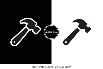 Labor Day Icon Design Professional Minimalist and Stylish for Celebrating Workers Contributions Perfect for Digital and Print Use Labor Themed Logos Websites Banners Posters and Social Media Graphics.