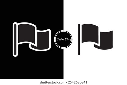 Labor Day Icon Design Professional Minimalist and Stylish for Celebrating Workers Contributions Perfect for Digital and Print Use Labor Themed Logos Websites Banners Posters and Social Media Graphics.