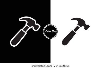 Labor Day Icon Design Professional Minimalist and Stylish for Celebrating Workers Contributions Perfect for Digital and Print Use Labor Themed Logos Websites Banners Posters and Social Media Graphics.