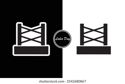 Labor Day Icon Design Professional Minimalist and Stylish for Celebrating Workers Contributions Perfect for Digital and Print Use Labor Themed Logos Websites Banners Posters and Social Media Graphics.