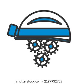 Labor Day Icon. Editable Bold Outline With Color Fill Design. Vector Illustration.