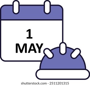 Labor Day Icon flat outline Pack, Can be used for digital products, presentation, UI and many more.