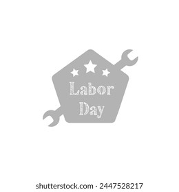 labor day icon, keys, on a white background, vector illustration
