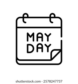 Labor Day icon vector stock illustration