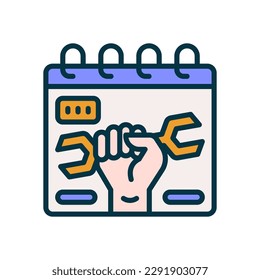 labor day icon for your website, mobile, presentation, and logo design.
