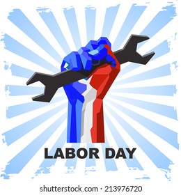 Labor Day illustration concept. Vector illustration.