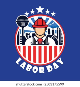 Labor day illustration design for printing needs of pamphlets, logos, t-shirt designs, banners, flags, backgrounds, brands and others