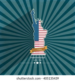 Labor day illustration or greeting card