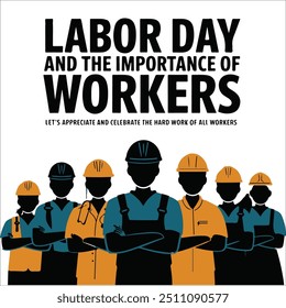 El Día del Trabajo y la Plantilla de los trabajadores