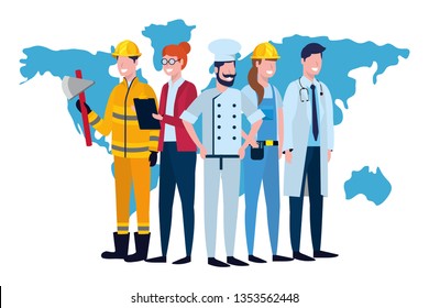 labor day job cartoon