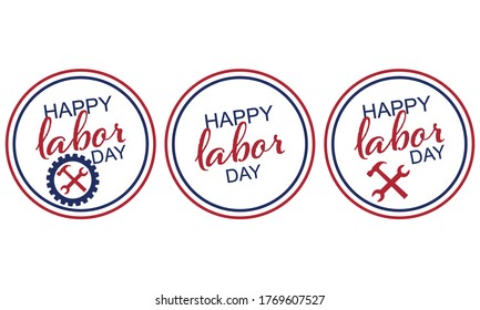 Labor Day, labour day, union labor, sticker  s label
