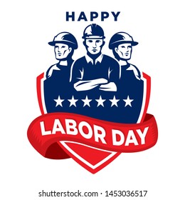 Labor Day Logo, Happy Labor Day