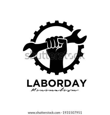 labor day logo icon design banner