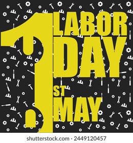 Labor Day logo Poster, banner,1st May Happy Labor Day