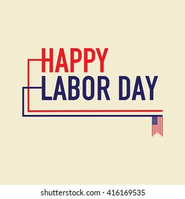 Labor Day Logo Template