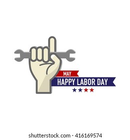 Labor Day Logo Template