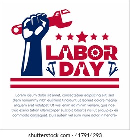  Labor Day Logo Template
