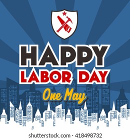 Labor Day Logo Template