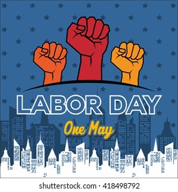 Labor Day Logo Template