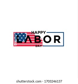 Labor Day Logo Template. American Labor day vector design.
