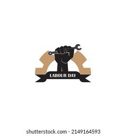 labor day logo vector illustration design template.