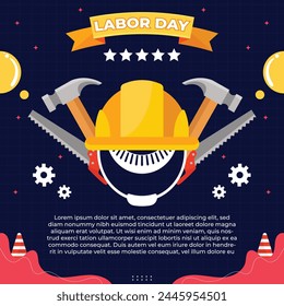 Labor Day – May 1, 2024, Attractive design, can be used on all social media platforms, beautiful color combination, get it now for your first purchase.