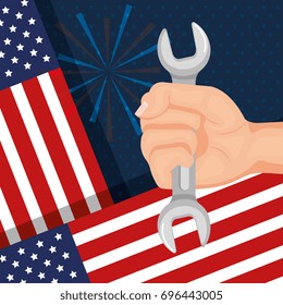labor day poster festival national celebration