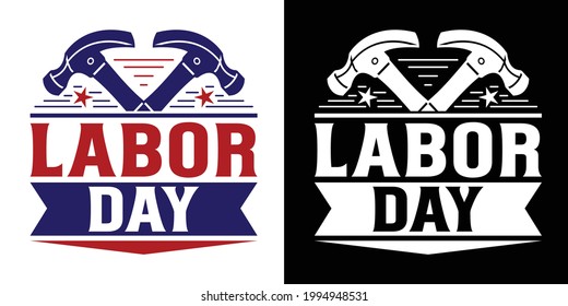 Labor Day Printable Vector Illustration