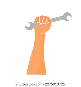 Labor Day Profession Hand Illustration.